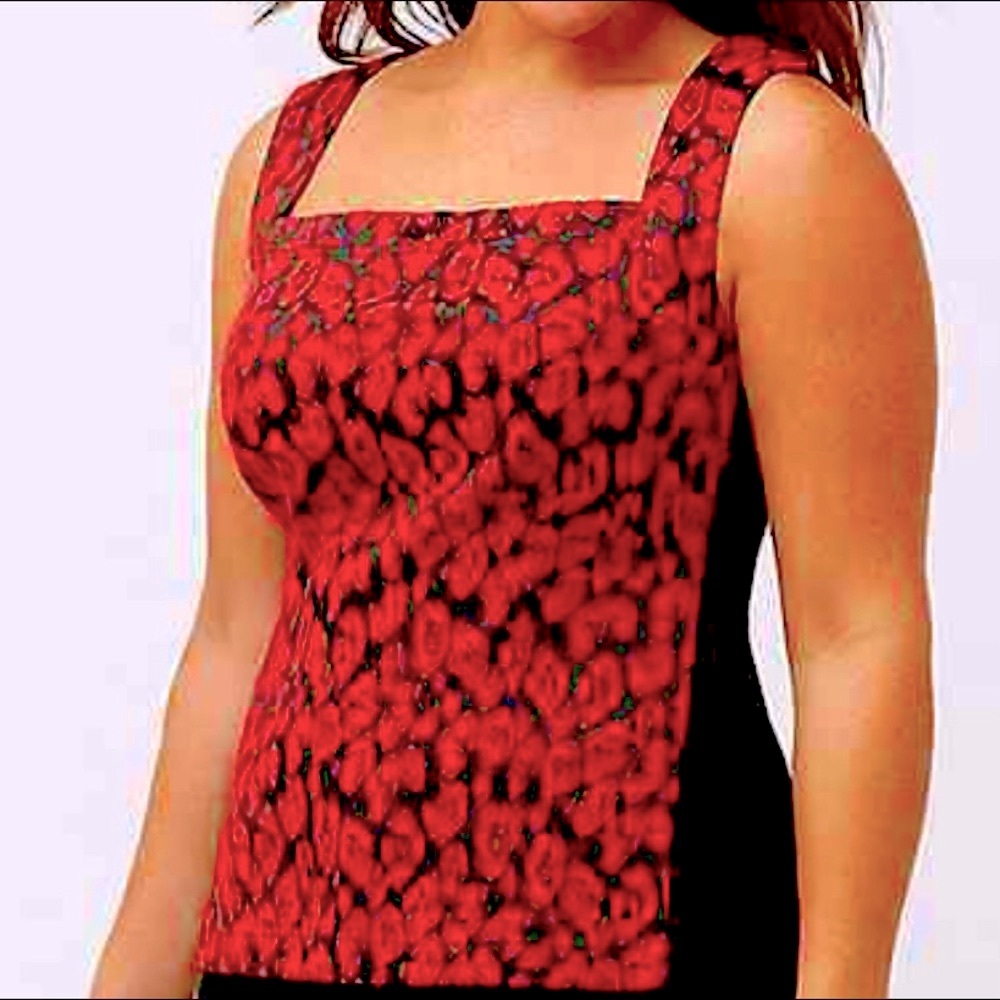 Lane Bryant Jacquard Corset Top. NWT - Picture 1 of 6